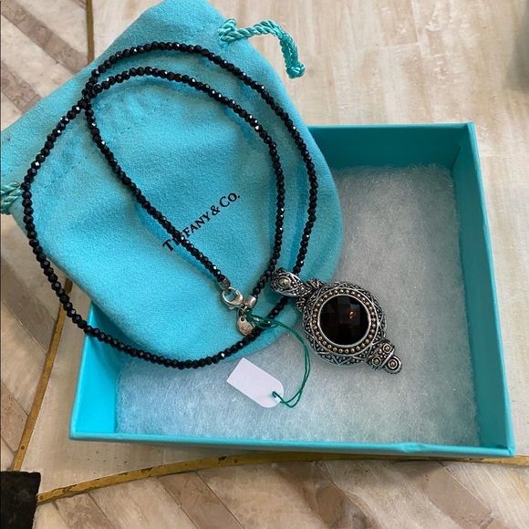 Ziegfeld Black Spinel 20” Necklace - Picture 8 of 13